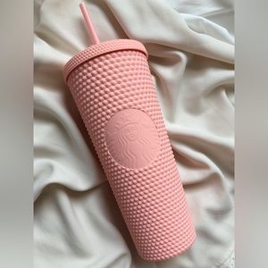 Spring 2020 Starbucks Venti Matte Pink Studded Tumbler
